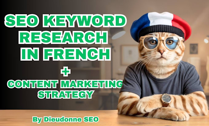do your SEO keyword research in french and create the content plan for your blog