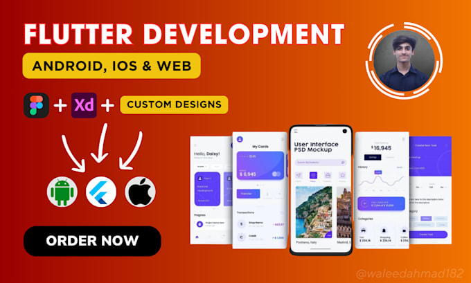 Convert figma to flutter, xd to flutter, bespoke flutter ui design by ...