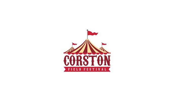 attractive fields festival logo design