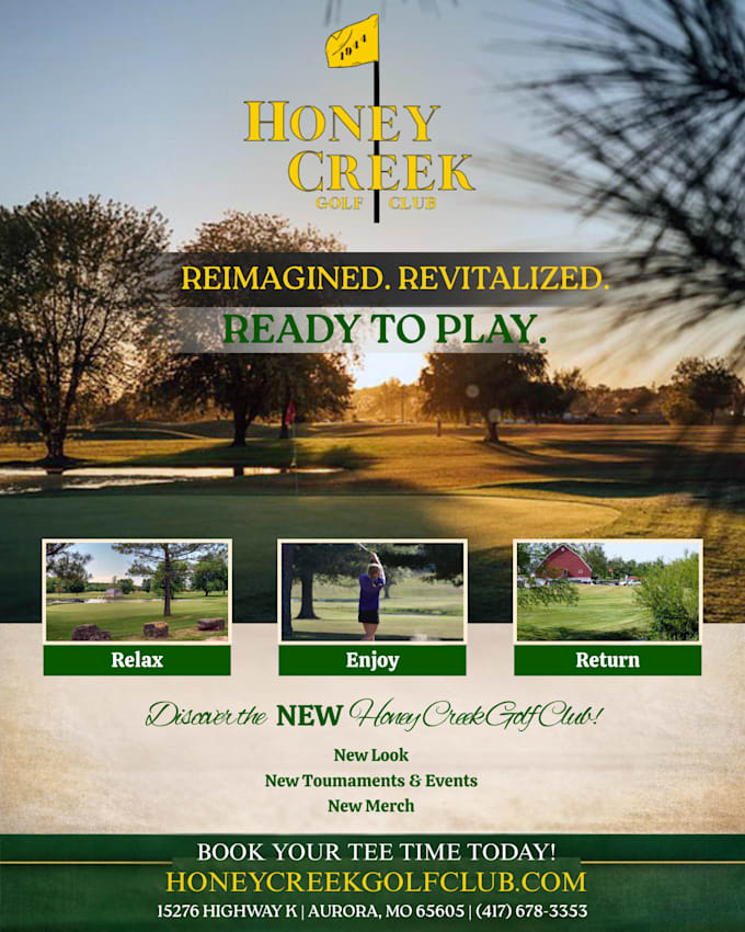 create a flyer or advertisement for your business