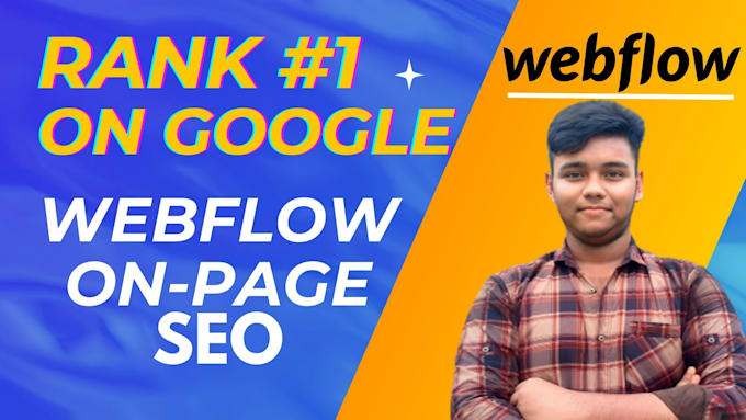 webflow on page SEO for webflow website