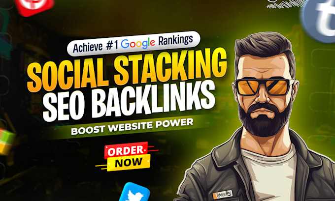 do social stacking SEO backlinks manual link building service
