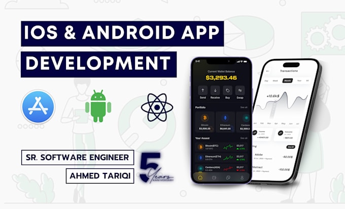 build ios app in react native or expo, iphone app development