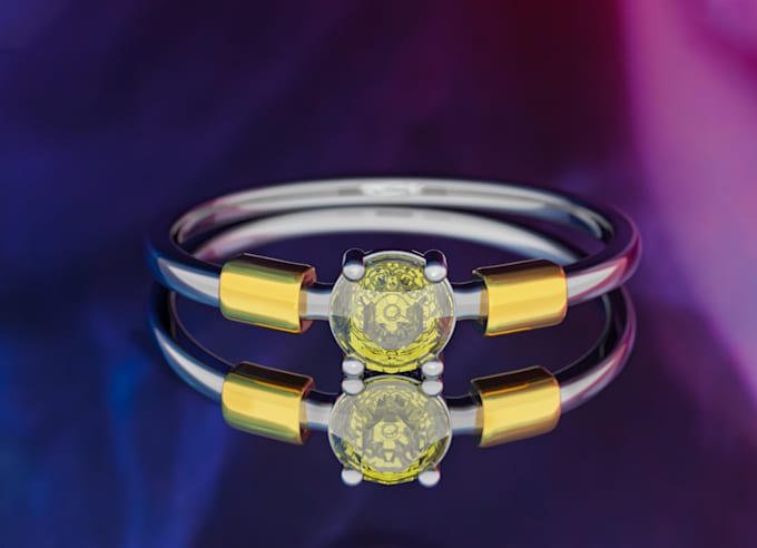 make jewelry in 3d and render it