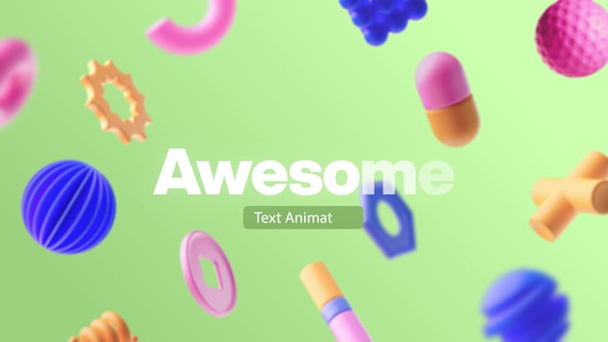do modern text animation, motion graphics, and kinetic typography