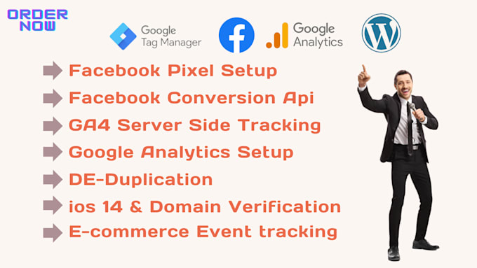setup ga4 and server side tracking for ecommerce website via gtm