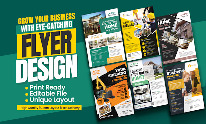 design professional flyer for your business