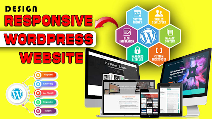 design a responsive wordpress website and woocommerce store