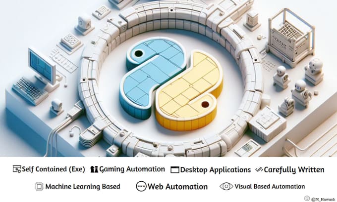 Be your python based developer for high quality automation by M_hawash ... image.