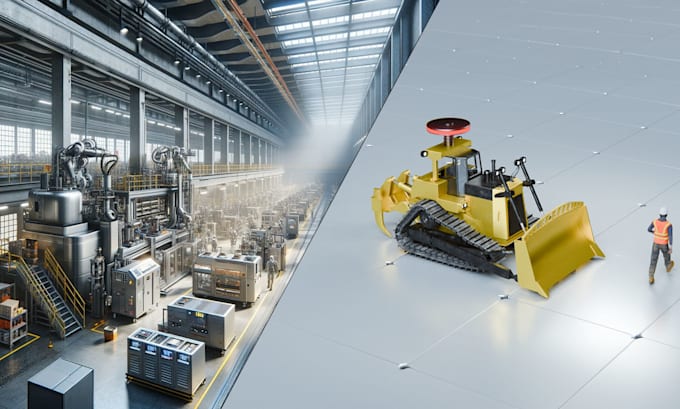 create professional 3d industrial animation for your product