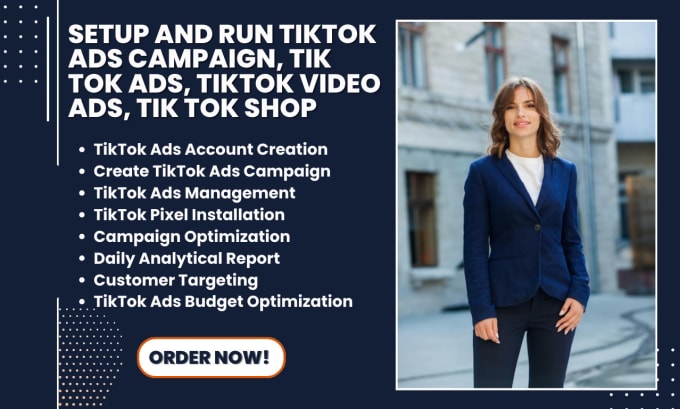 I will setup and run tiktok ads campaign, tik tok ads, tiktok video ads, tik tok shop