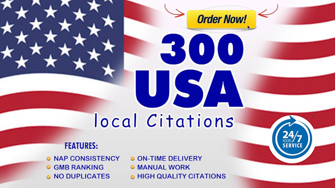 build local citations and directory listings up to 300 citations