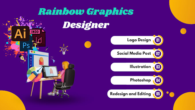 do any graphics, logo creation and picture editing