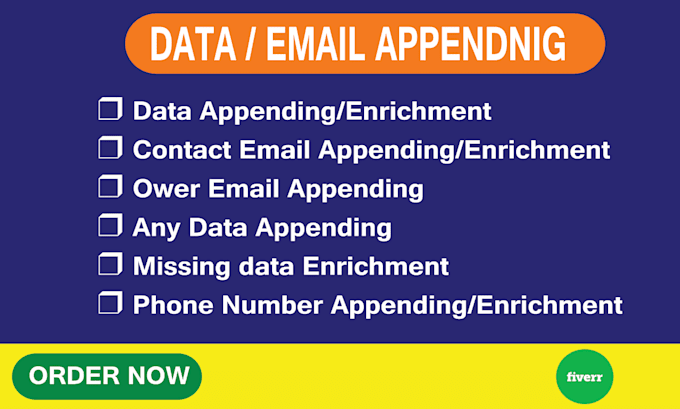 do email appending enrichment and data appending enrichment