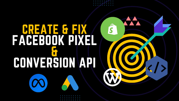setup or fix facebook pixel, conversion API for shopify, wordpress