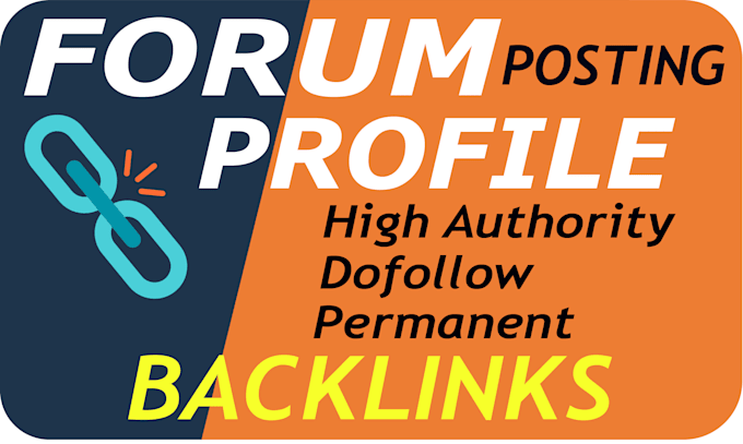 provide 100 forum posting white hat do follow backlinks