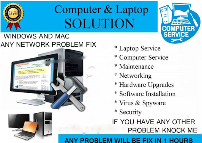 do PC optimization, computer repair, mac and tech support remotely
