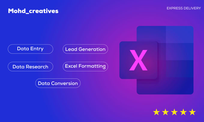 Data entry, web research and lead generation by Mohd_creatives | Fiverr