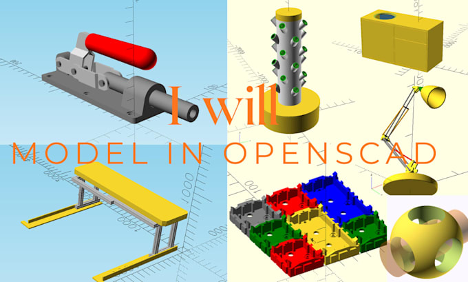model 3d in openscad