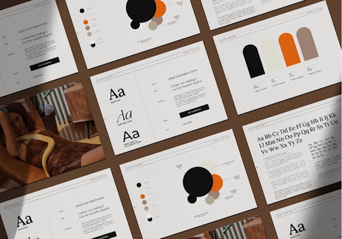 design minimalist business flat corporate logo branding or brand style guide