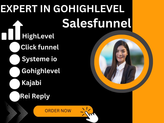 I will gohighlevel website landing page whitelabel sales funnel as gohighlevel expert