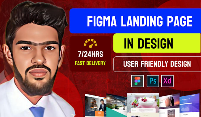 Do figma website design, figma ui ux, landing page in figma, website ui ...