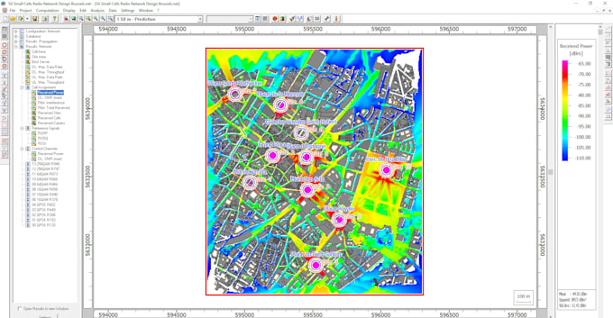 plan wifi, 2g, 3g, 4g, 5g coverage heatmaps for wireless site prediction surveys