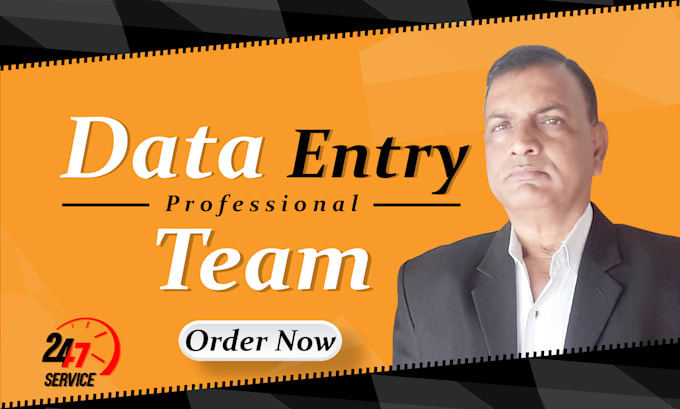 Do data entry, copy paste, typing, excel data entry with my team by ...