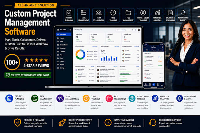 custom project management software development
