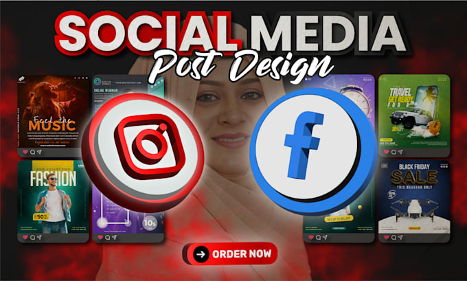 do social media post design, linkedin banner design, instagram carousel design