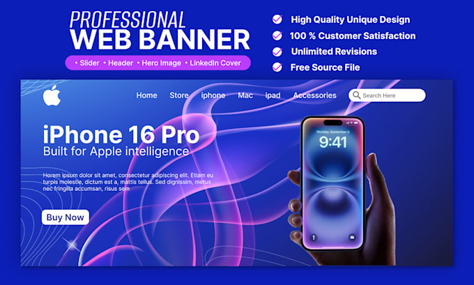 design website image, shopify banner, website ads, header, hero image and slider