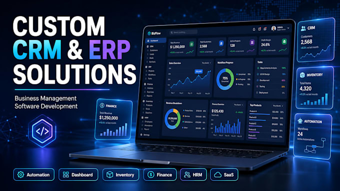 build a custom CRM or erp system for your business