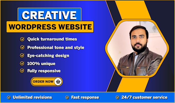 build responsive wordpress website design, redesign website