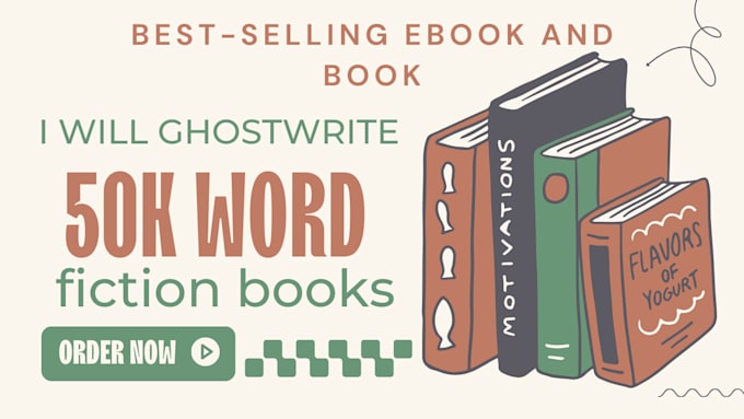 ghostwrite 50k words amazon KDP fiction ebook fiction writer