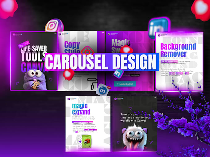 boost your linkedin instagram profile with epic carousels