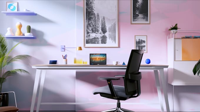 create 3d animated scene renders in blender