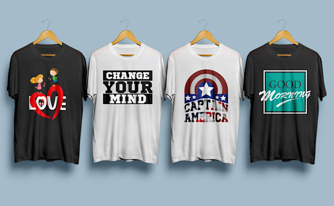 design modern typography t shirt