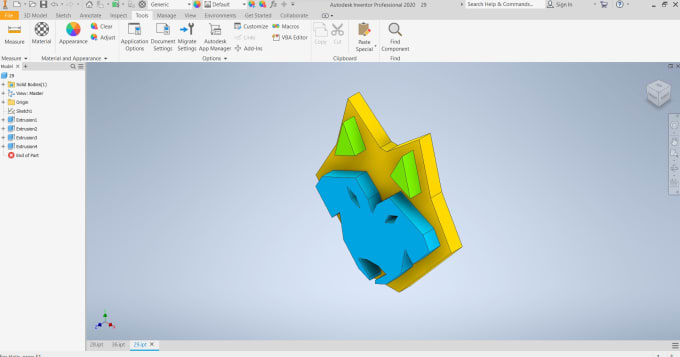 do cad modelling, sheet metal working, drawing in autodesk inventor