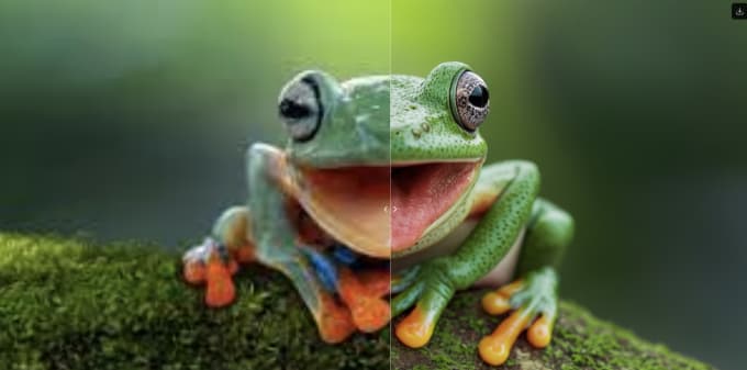 upscale images to 4k with enhanced sharpness and vibrant colors