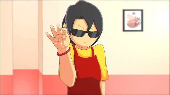 make a professional 2d anime style animation