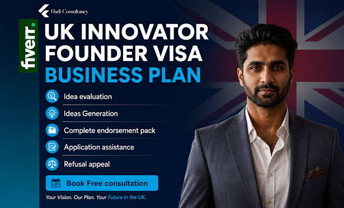 prepare UK innovator founder visa business plan and application assistance