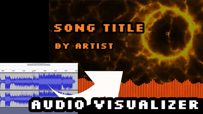 create an eye catching visualzer for your song