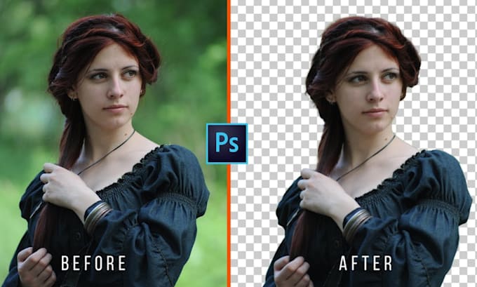 professionally remove background from image, cut out photos