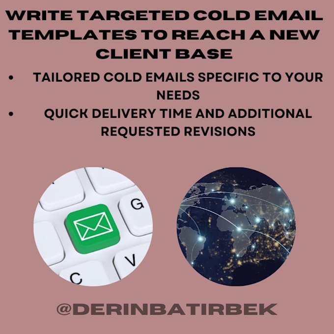 Write targeted cold email templates for client outreach by