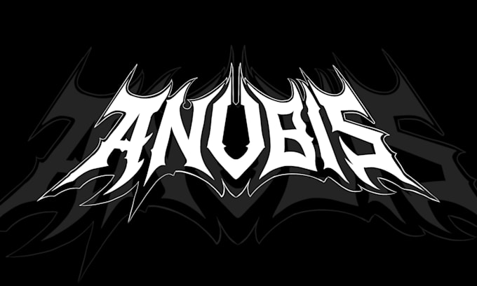 draw metal band logo