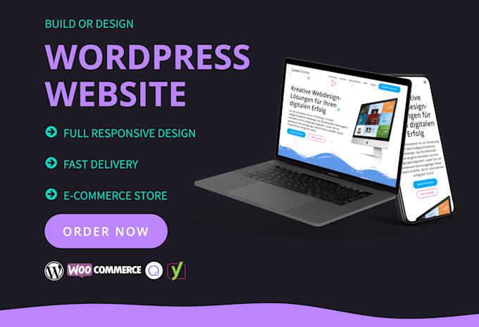 build a modern wordpress website