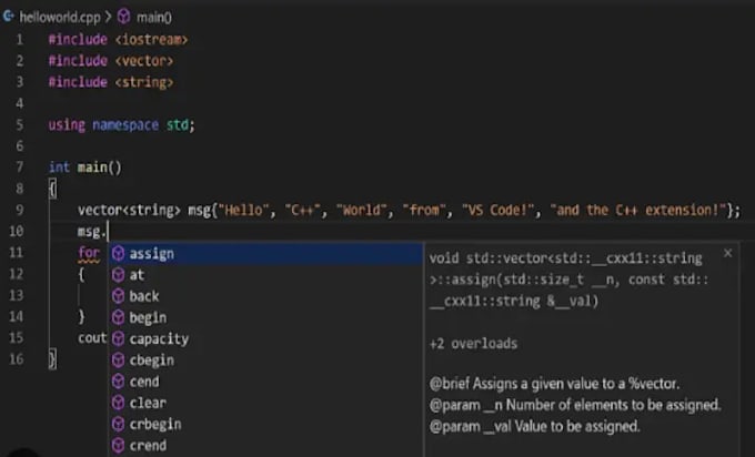 Write a code in cpp and c language for projects and assignment by ...