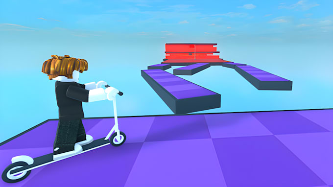 make you an obby but youre on a in roblox