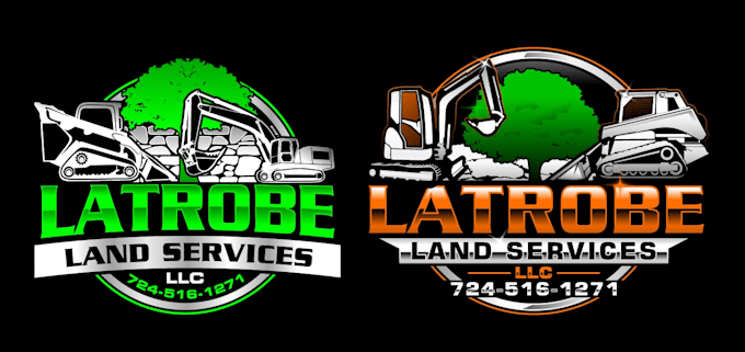 design a professional modern excavation logo