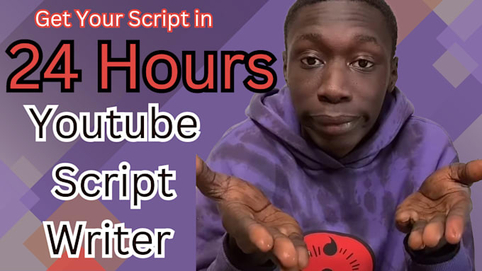 do youtube video script writer , script writing , video script , tik tok script